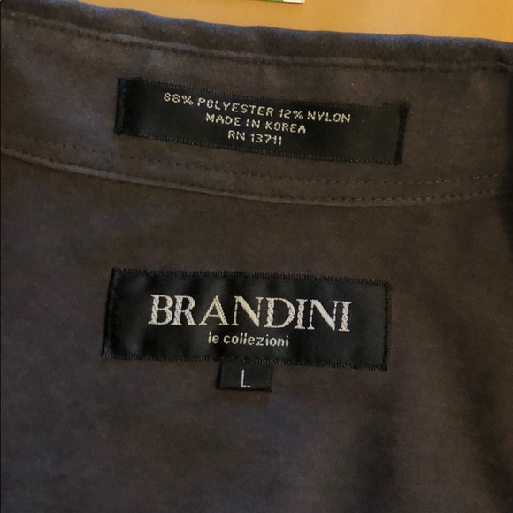 BRANDINI Wool Box Shirt Men's M size /eaa492289